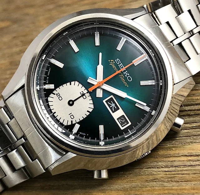1977 JDM Seiko 6139-8050 Automatic Chronograph  “Speed Timer”