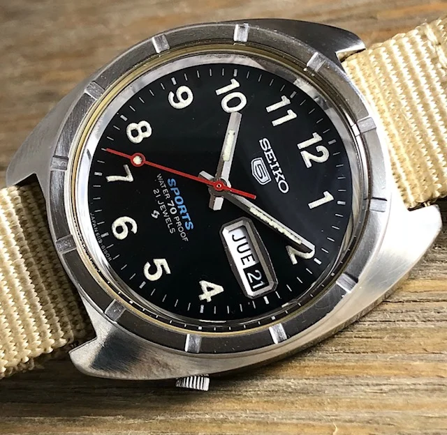 1968 Seiko 6119-8140 70m “5 Sports” Sport Diver (Proof) “Arabic/Mil”