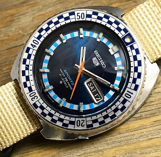 1969 Seiko 6119-8300 5 Sports 70m Sport Diver “Rally”