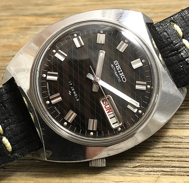 1975 Seiko 7009-8009  Day/Date “Argyle”