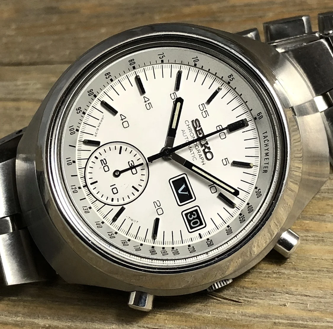 1977 Seiko 6139-7100 Automatic Chronograph "Helmet/ Storm Trooper"