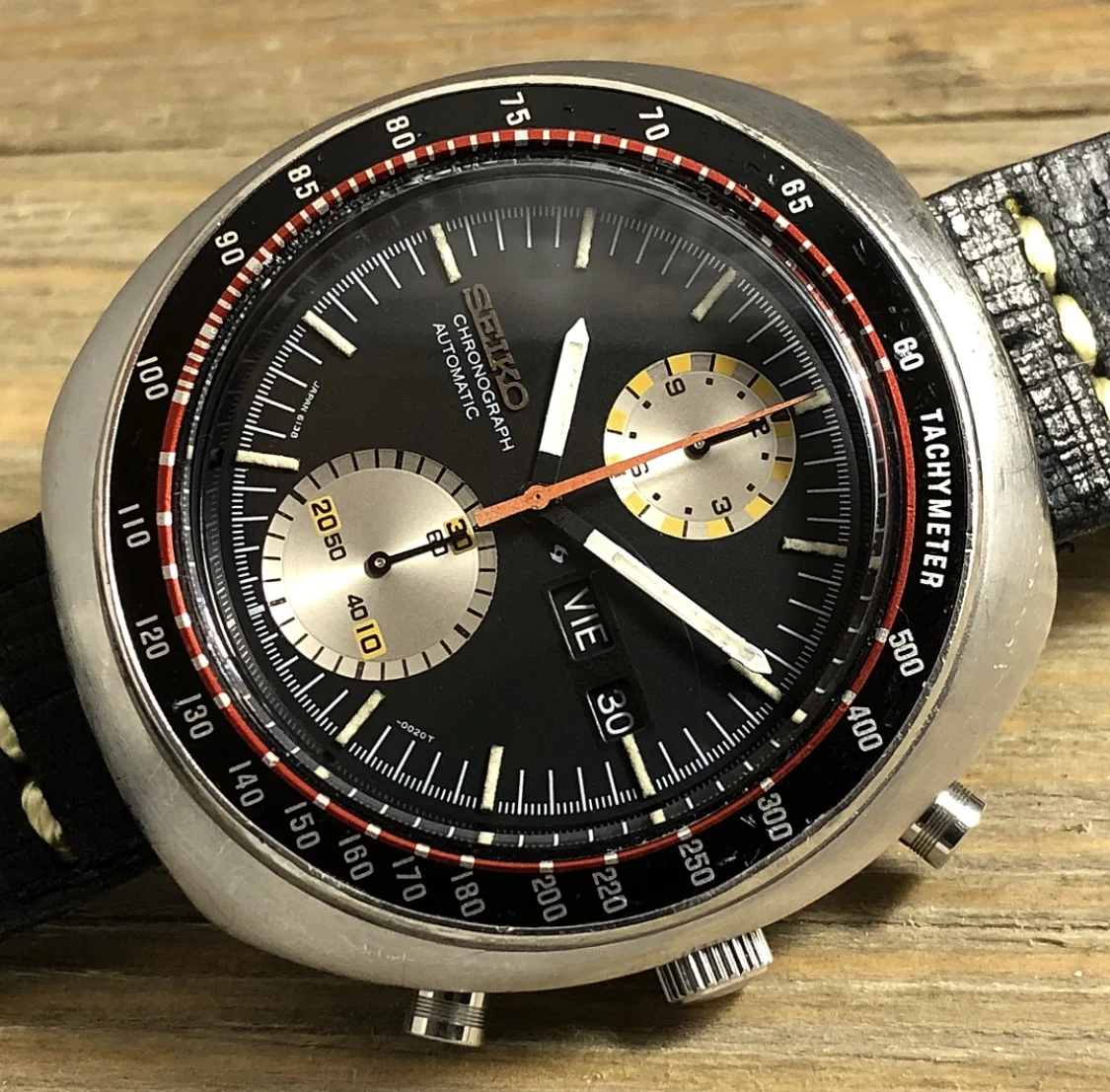 1975 Seiko 6138-0017 Automatic Chronograph  UFO / "Yachtman"