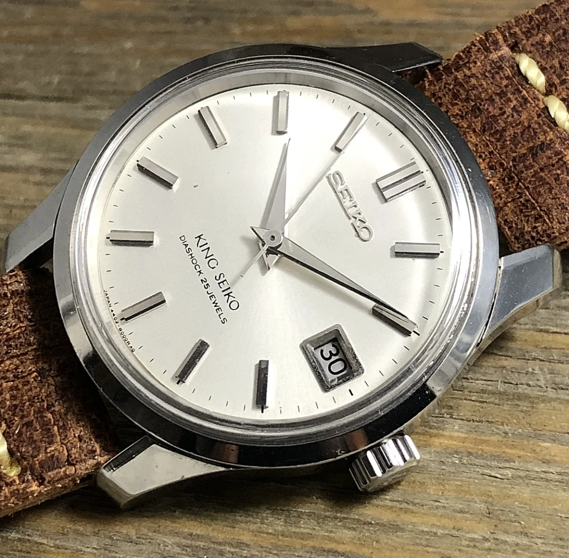 1967 King Seiko 4402-8000 Manual Wind 25j