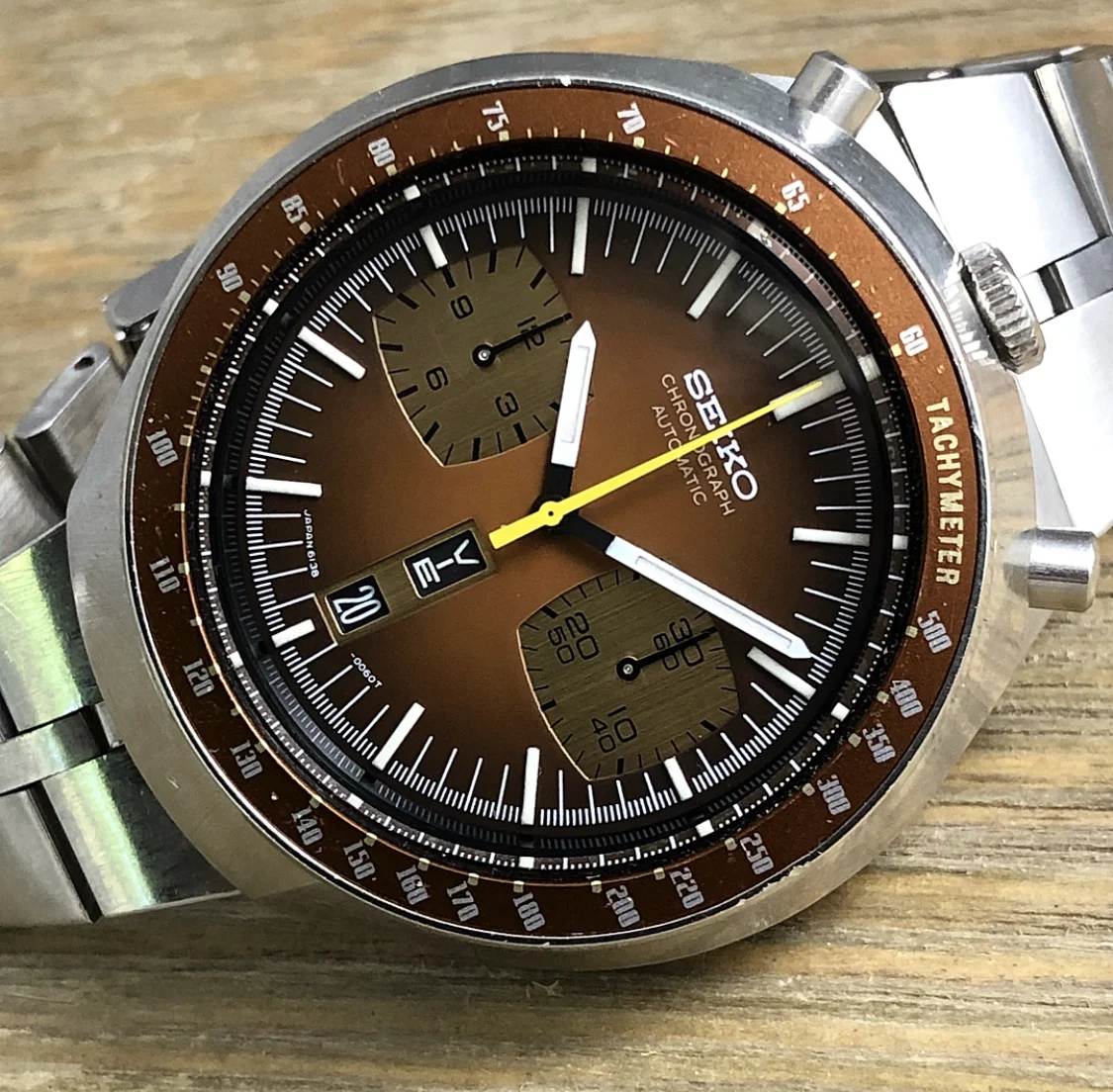 1975 Seiko 6138-0040 Automatic Chronograph "Bullhead"