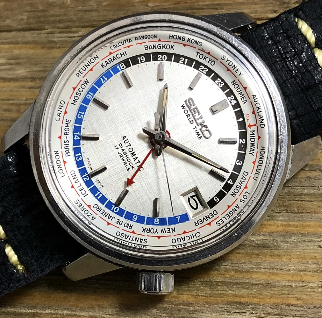 Ca. 1964 Seiko 6217-7000 World Time “Canadian Club Society”