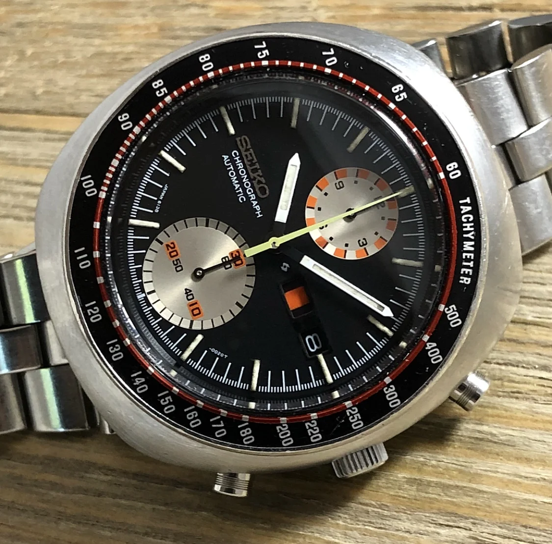 1972 Seiko 6138-0017 Automatic Chronograph  UFO / "Yachtman"