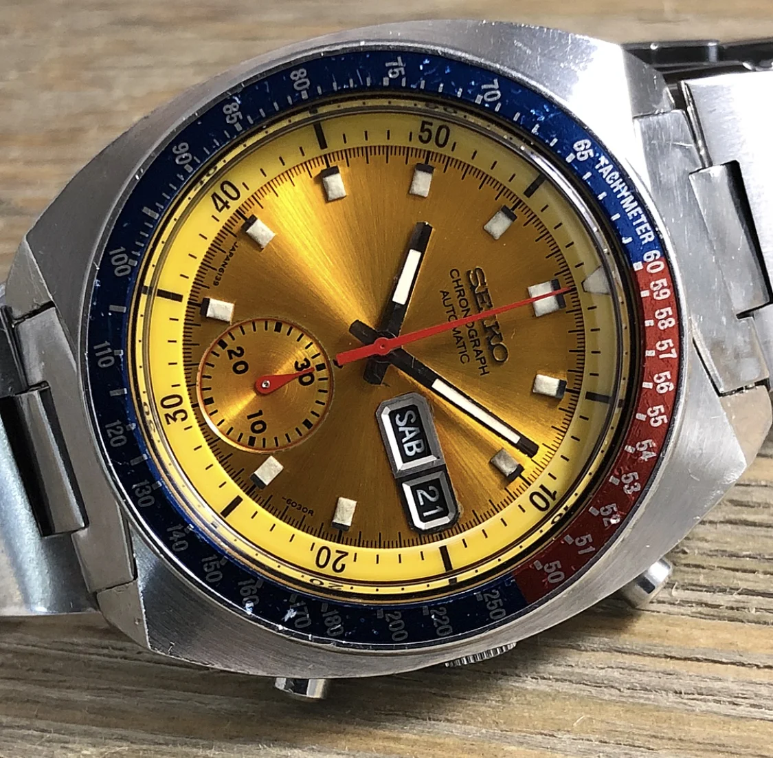 1977 Seiko 6139-6002 Automatic Chronograph "Col. Pogue"