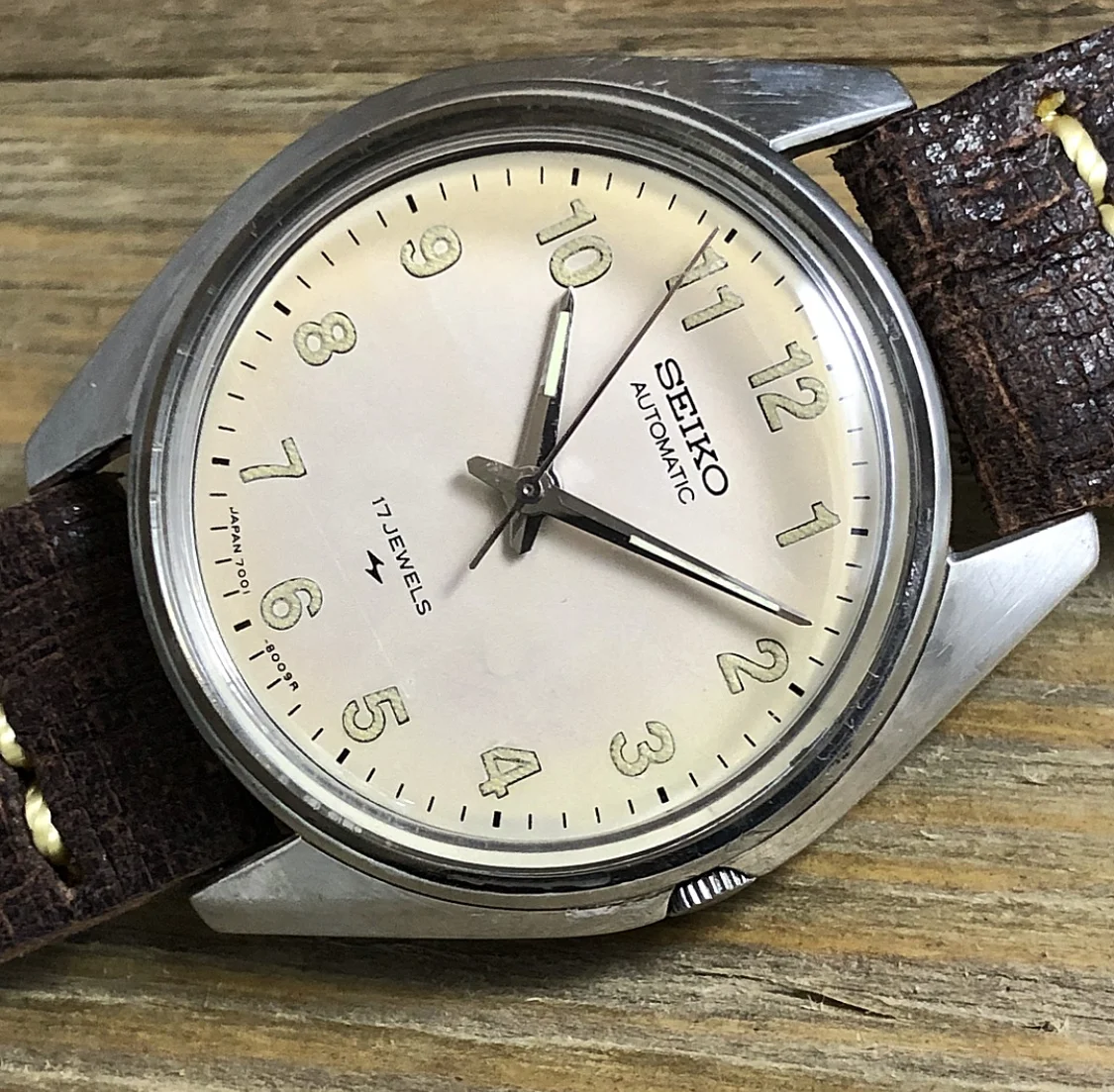 1970 Seiko 7001-8009 Military Dial