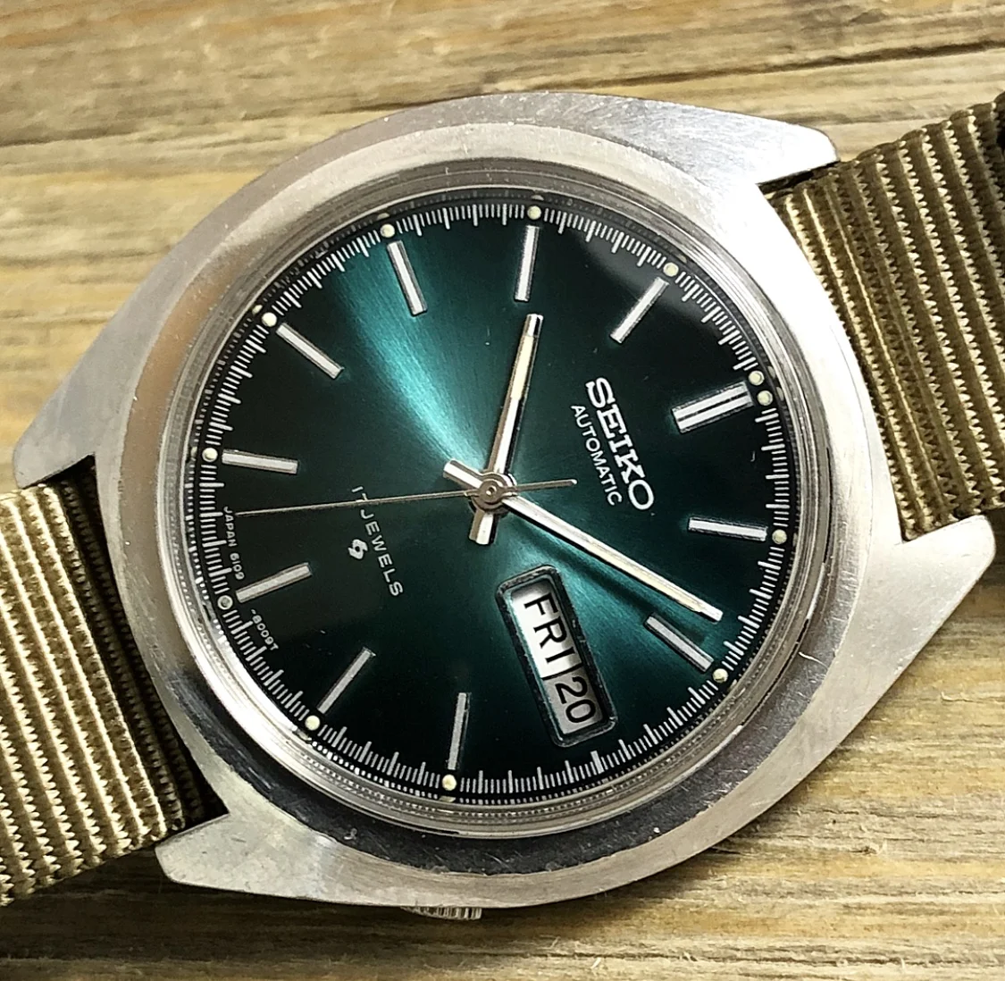 1975 Seiko 6109-8009-P Automatic Day/Date