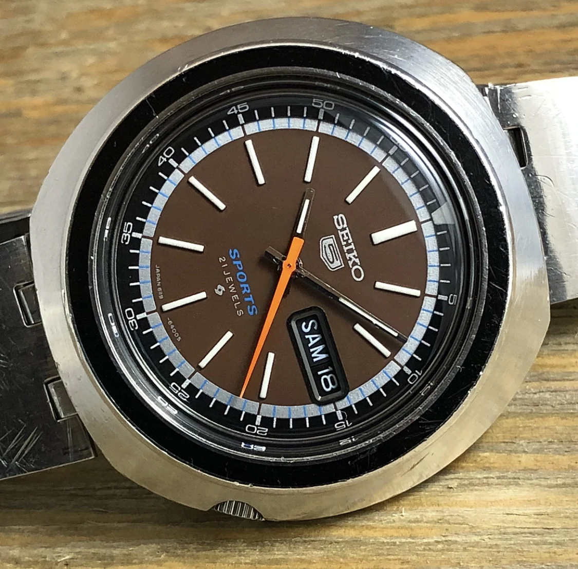 1974 Seiko 6119-6400 Automatic 5 Sports Sport Diver “UFO”