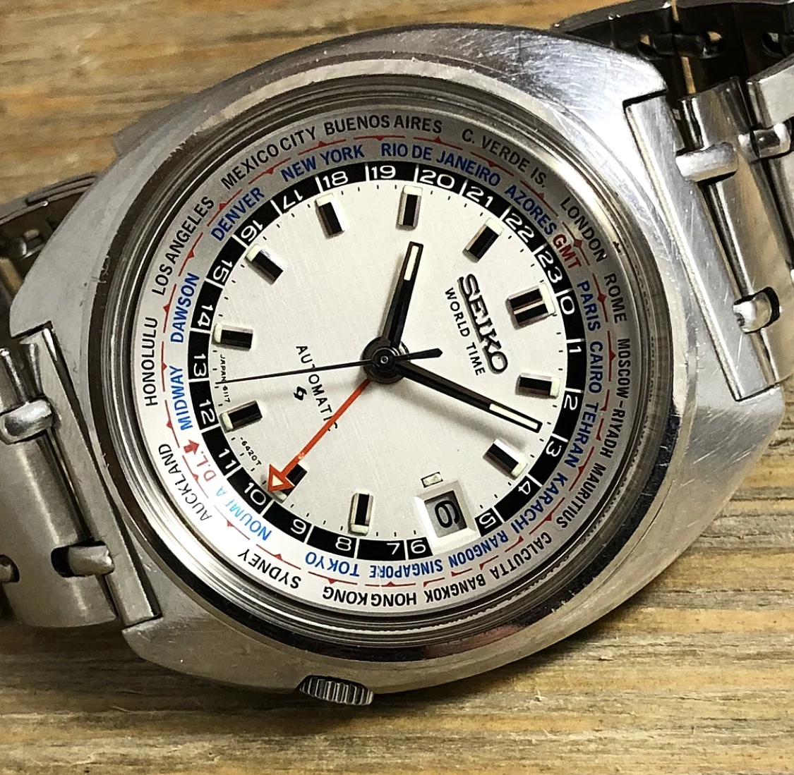 1972 Seiko 6117-6400 "World Time"