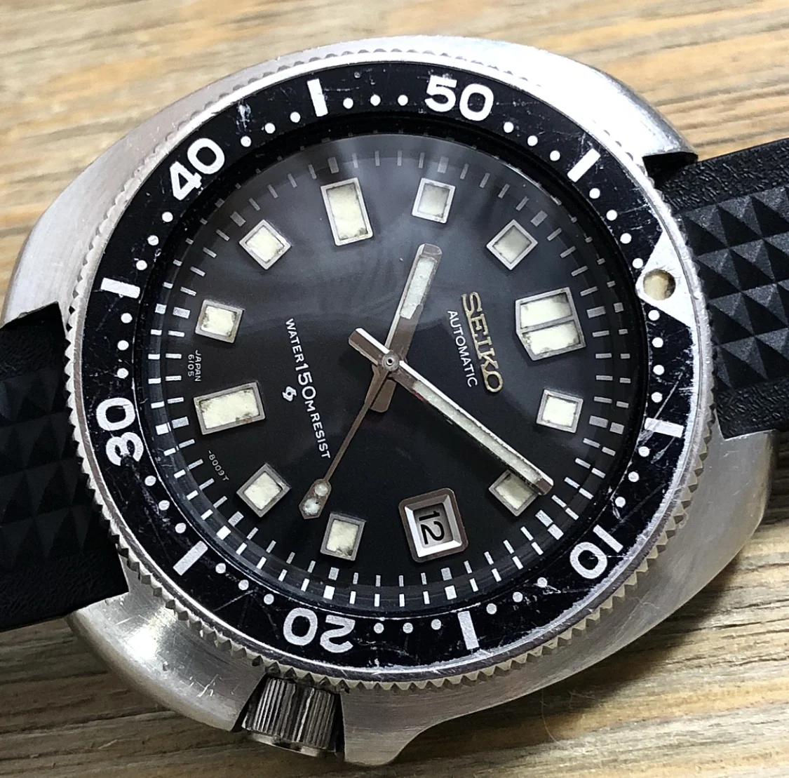 1973 Seiko 6105-8110 150m Sport Diver  "Capt. Willard"