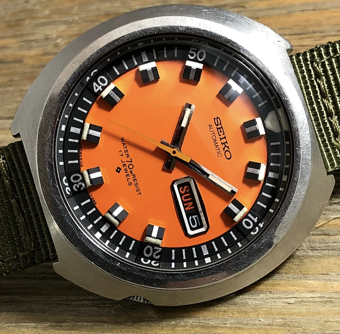1970 Seiko 6106-7107 70m Sport Diver 