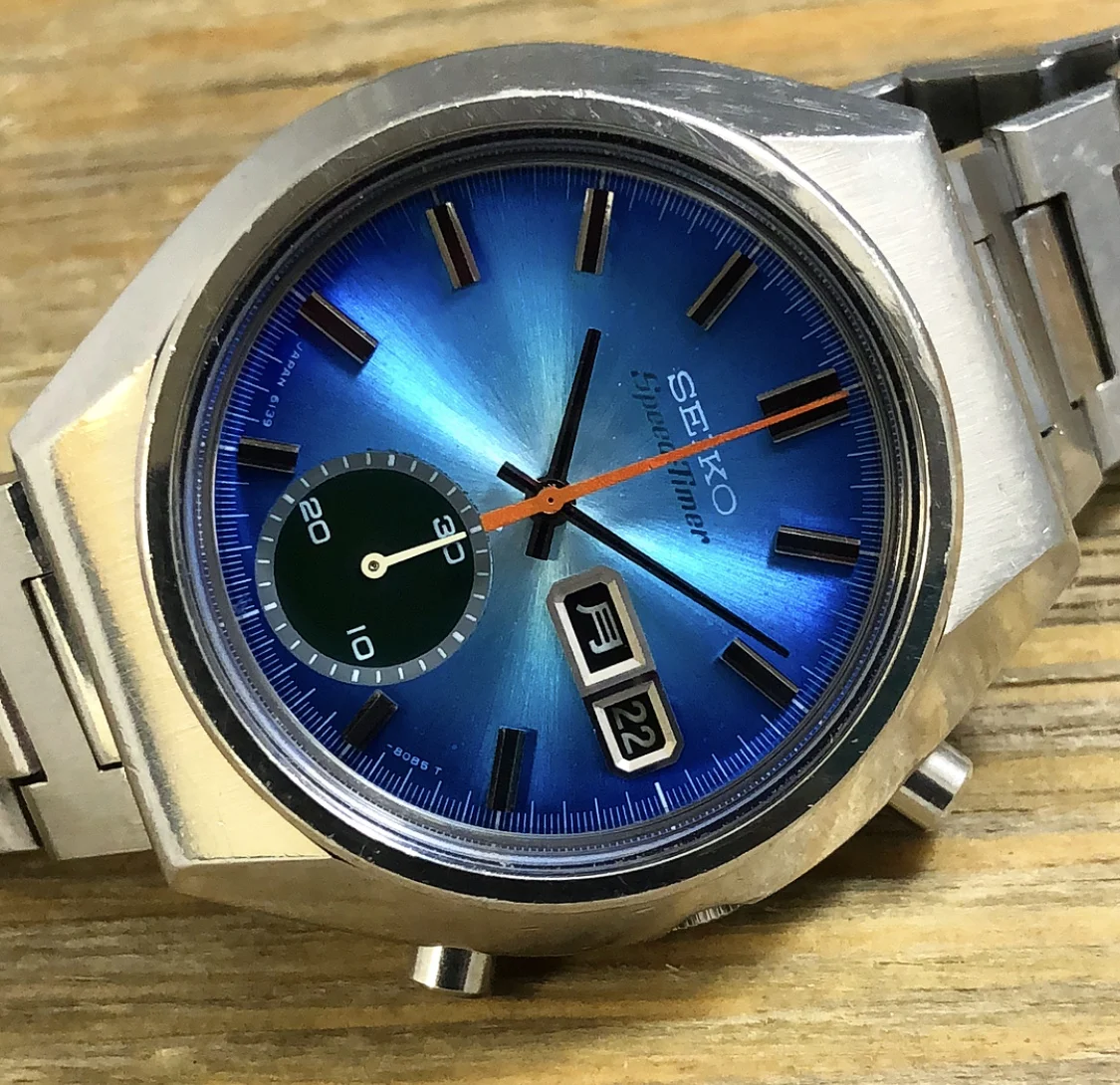 1977 JDM Seiko 6139-8040 “Speed Timer” Automatic Chronograph