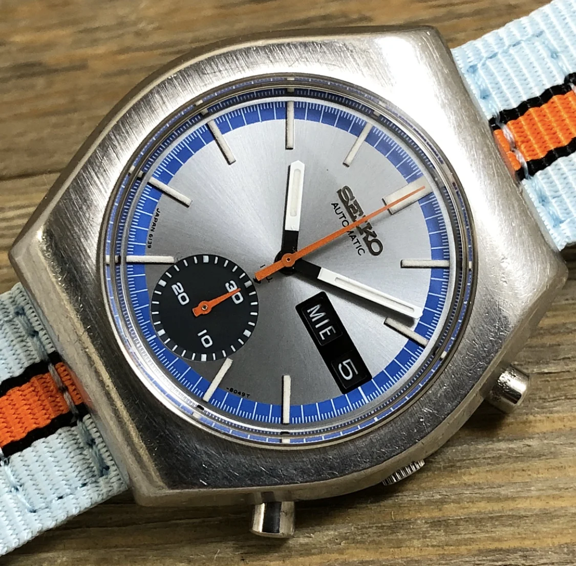 1976 Seiko 6139-8029 Automatic Chronograph