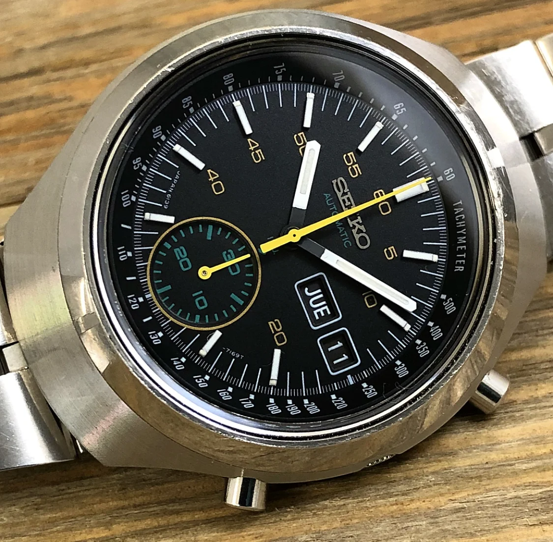 1975 Seiko 6139-7109 "Helmet/ Darth Vader"