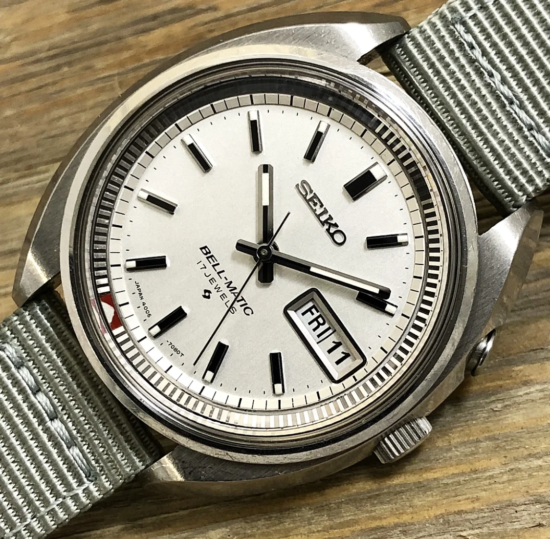 1971 Seiko 4006-7002 Bell-Matic 17j