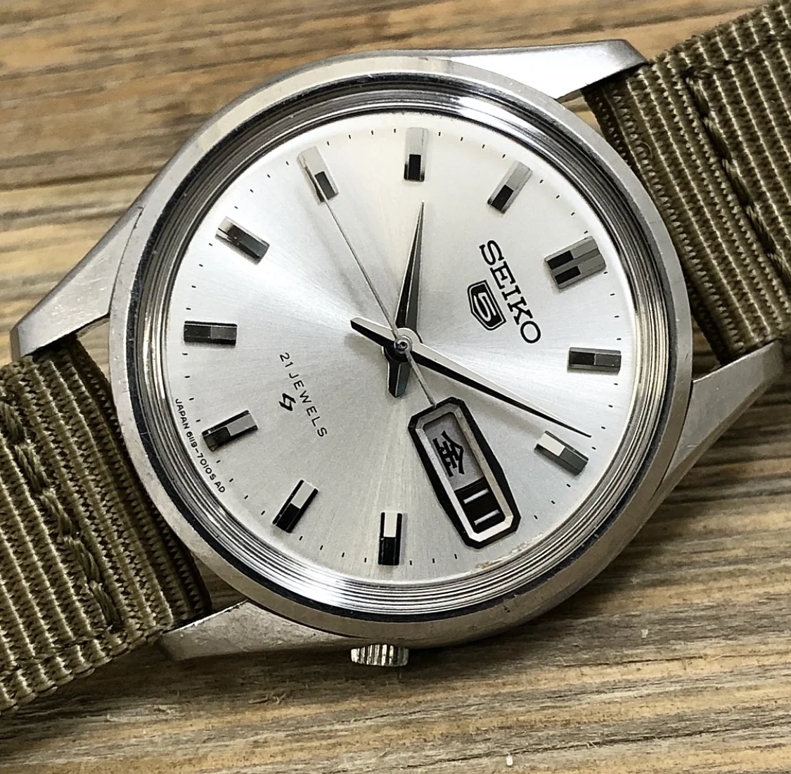 1967 JDM Seiko 6119-7010 5 Automatic Day/Date 21j