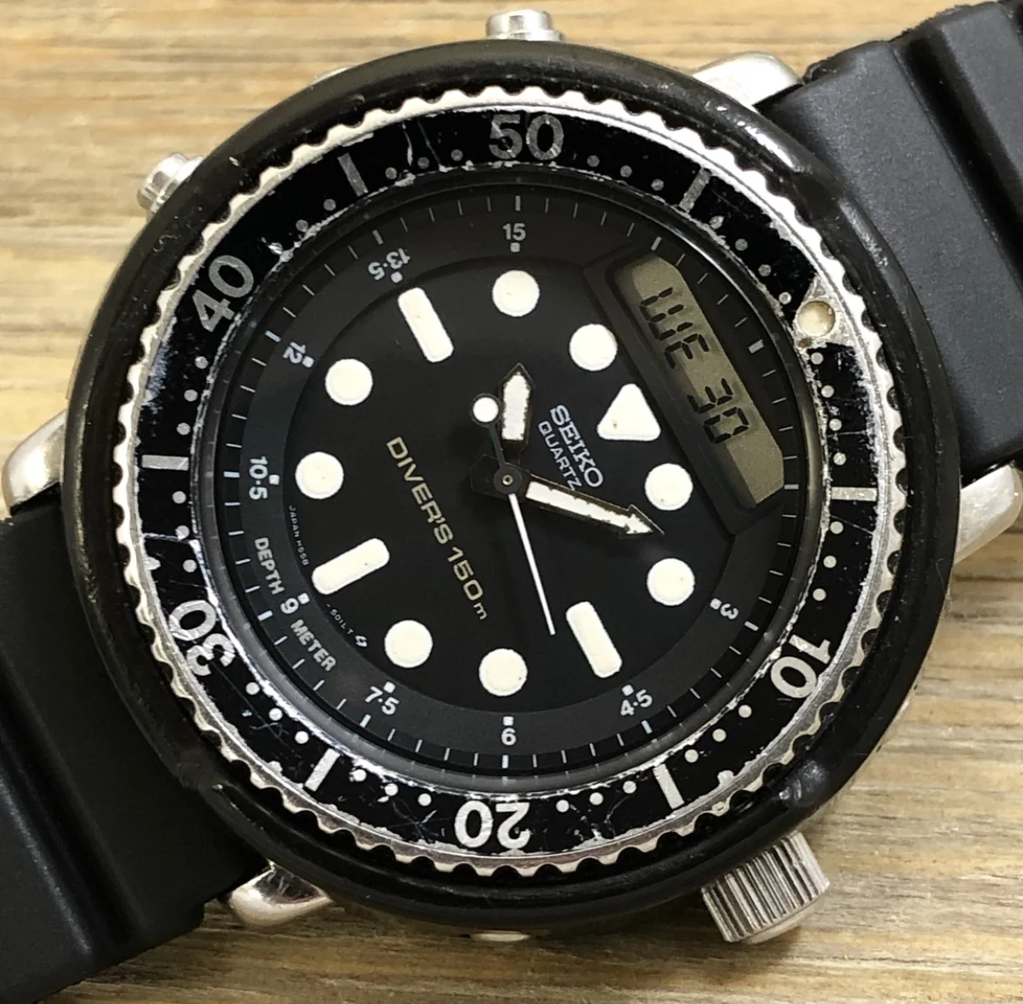1985 Seiko H558-5009 Analog/Digital 150m Diver “Arnie”