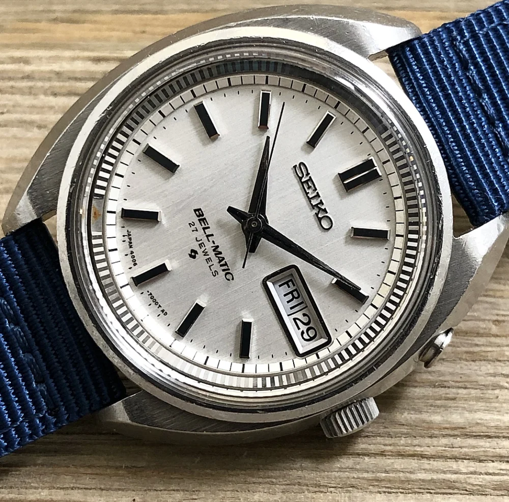 セイコー アナログ時計 シルバー メッシュバンド SEIKO 4006-7000 セイコー ベルマチック 1976年製 Ref.4006-7000