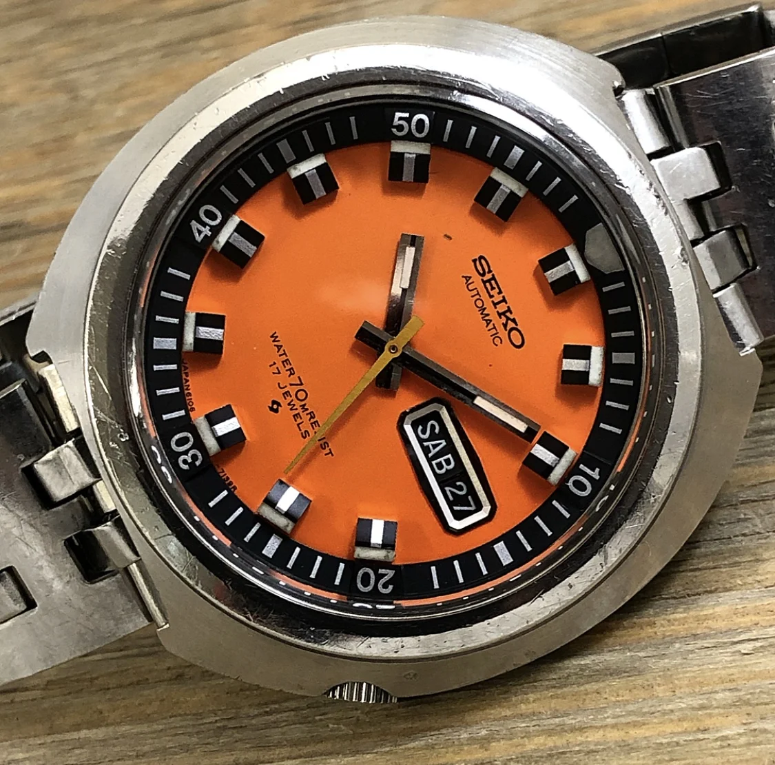 1970 Seiko 6106-7107 Automatic 70m Sport Diver (Resist)