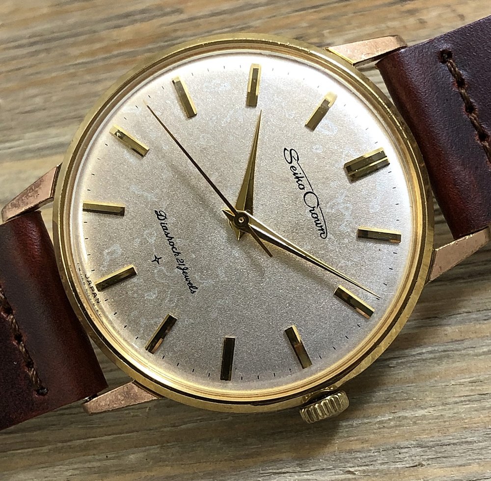 1962 Seiko J15003E Crown Manual Wind (20 Micron Gold Filled)