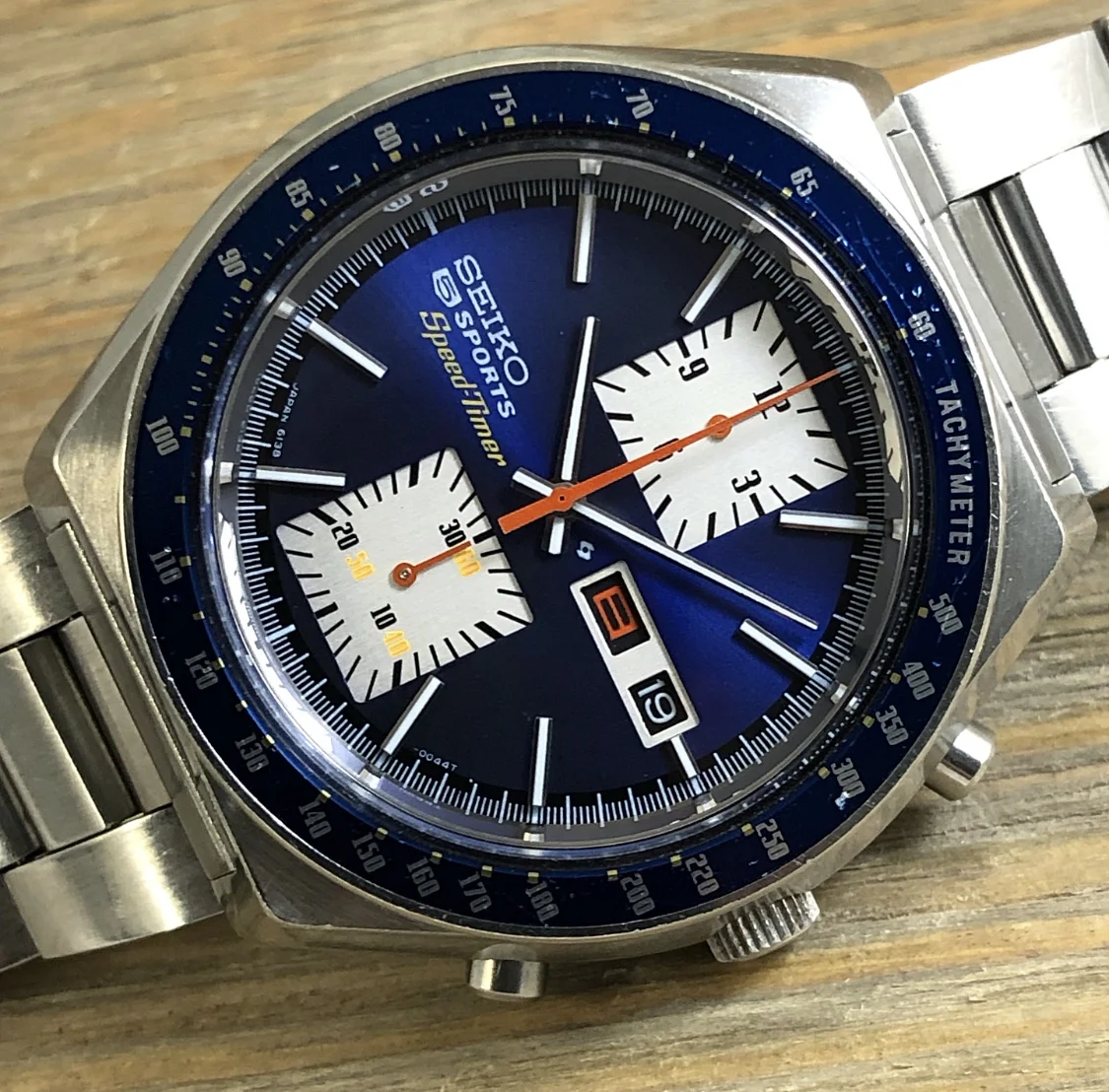 1975 JDM Seiko 6138-0030 5 Sports Speed Timer  "Kakume"