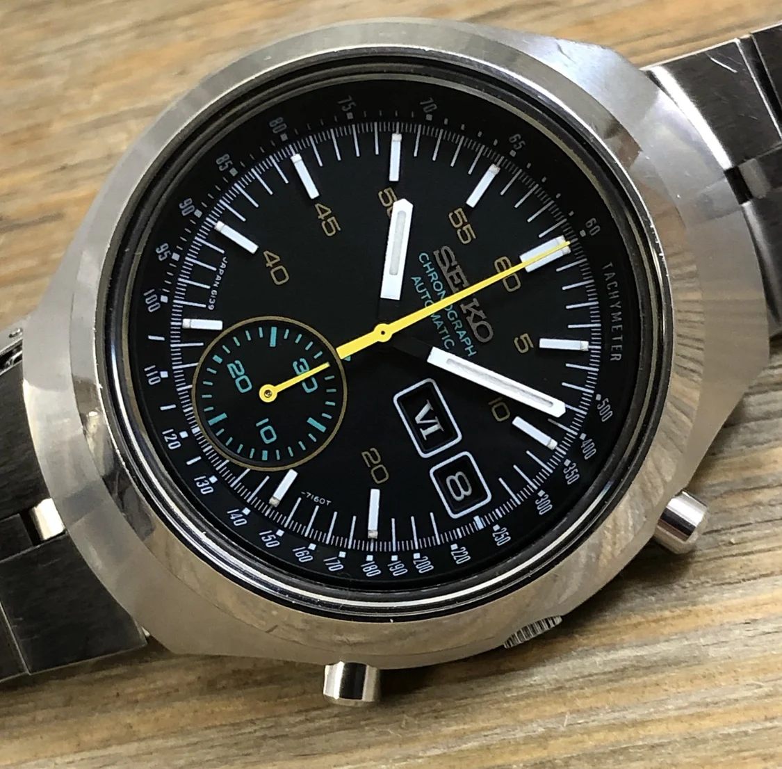 1976 Seiko 6139-7100 “Helmet/ Darth Vader"