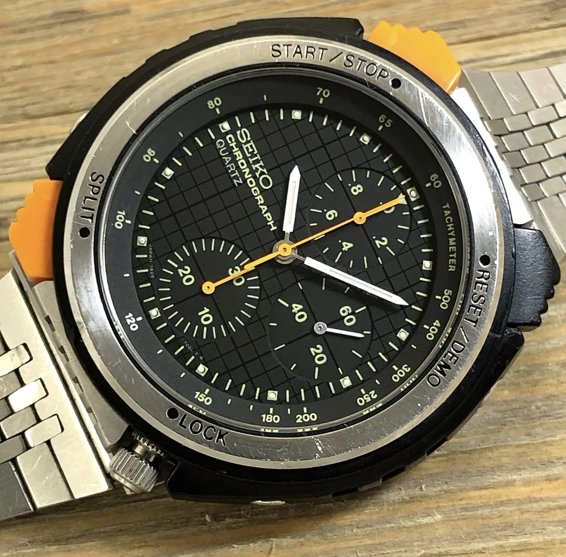 1982 JDM Seiko 7A28-7050 Speed Master “Driver” (Rotating Case)
