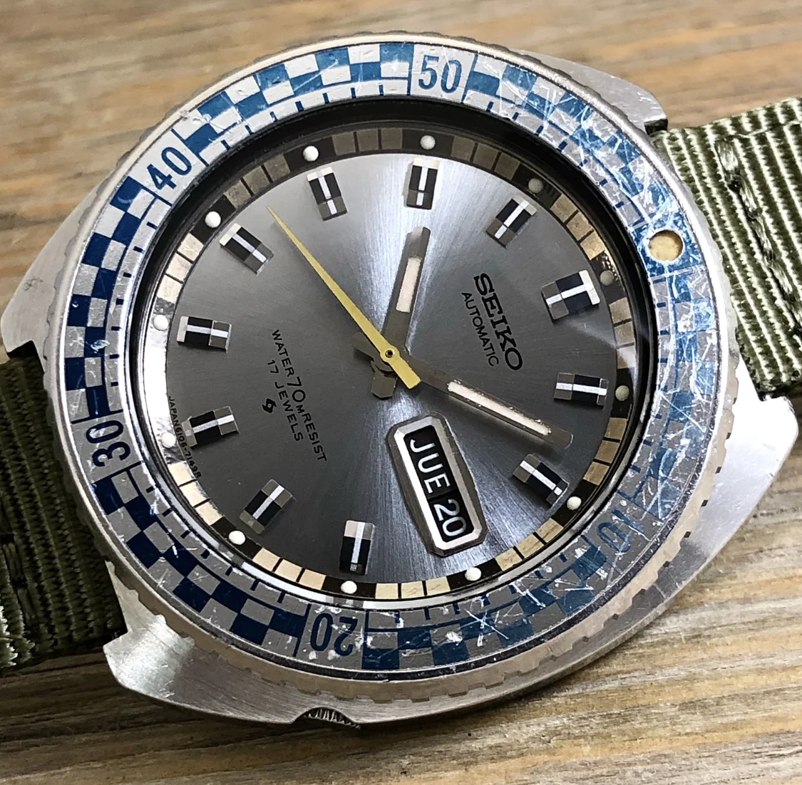 1970 Seiko 6106-7117 "Rally" 70m Sport Diver