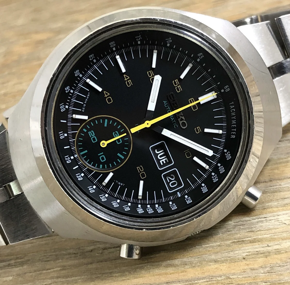 1975 Seiko 6139-7109 “Helmet/ Darth Vader" Automatic Chronograph
