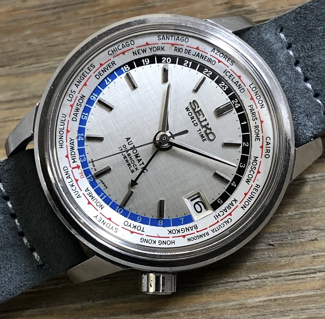 1964 Seiko 6217-7000 Automatic World Time “Tokyo Games”
