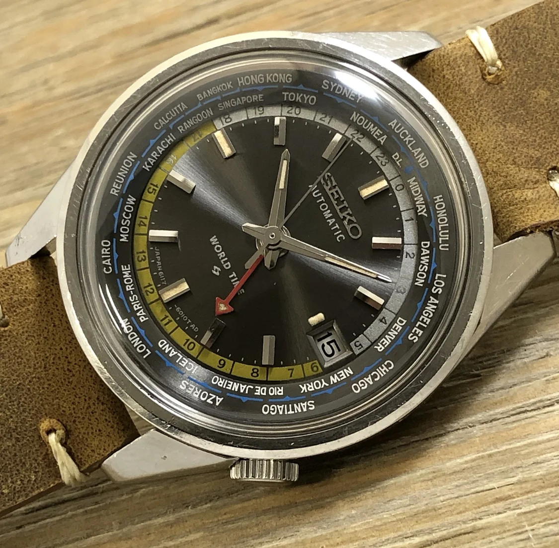 1968 Seiko 6117-6010 Automatic “World Time”
