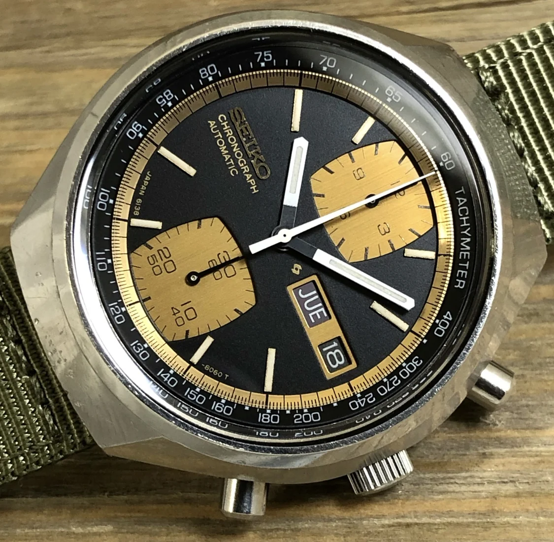 1976 Seiko 6138-8030 Automatic Chronograph “John Player Special”