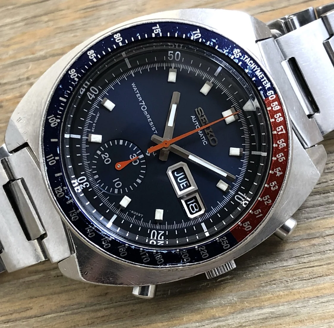 1971 Seiko 6139-6005 Automatic Chronograph (Resist)