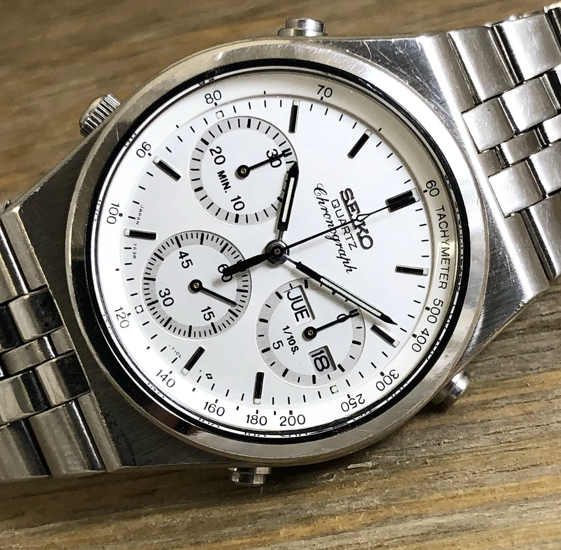 1988 Seiko 7A38-7280 Quartz Chronograph