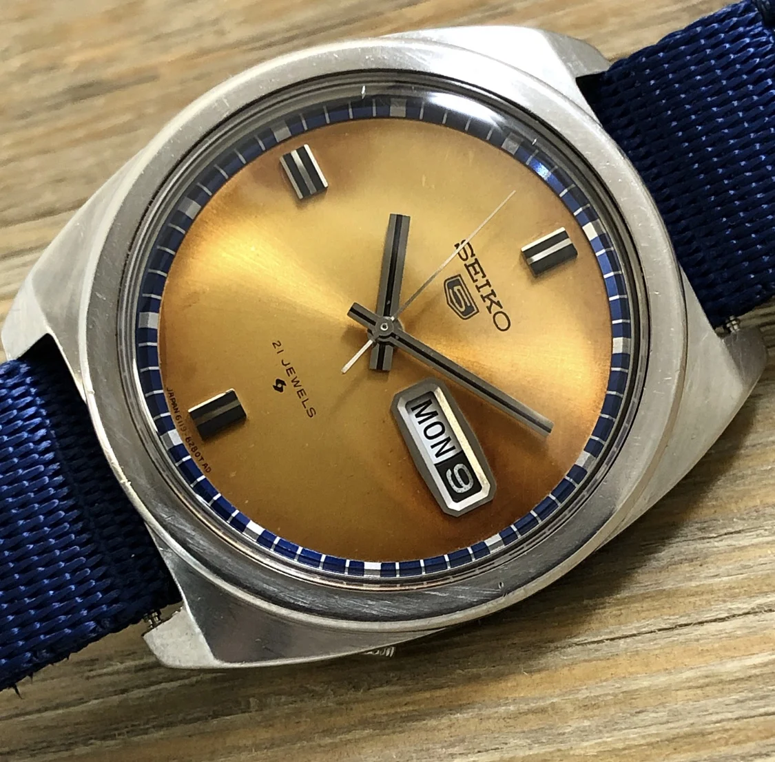 1969 Seiko 6119-8240 “5” Automatic Day/Date
