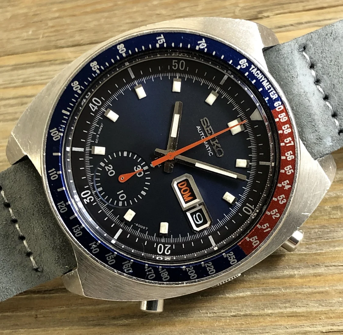 1974 Seiko 6139-6005 Automatic Chronograph “Blue Pogue”