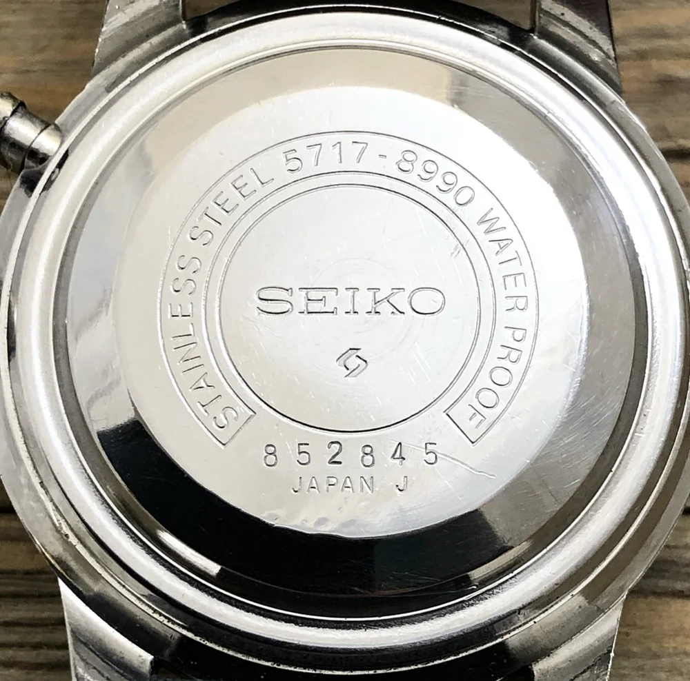 1968 Seiko 5717-8990 Mono Pusher Chronograph “Horseshoe” (Hand Wind)