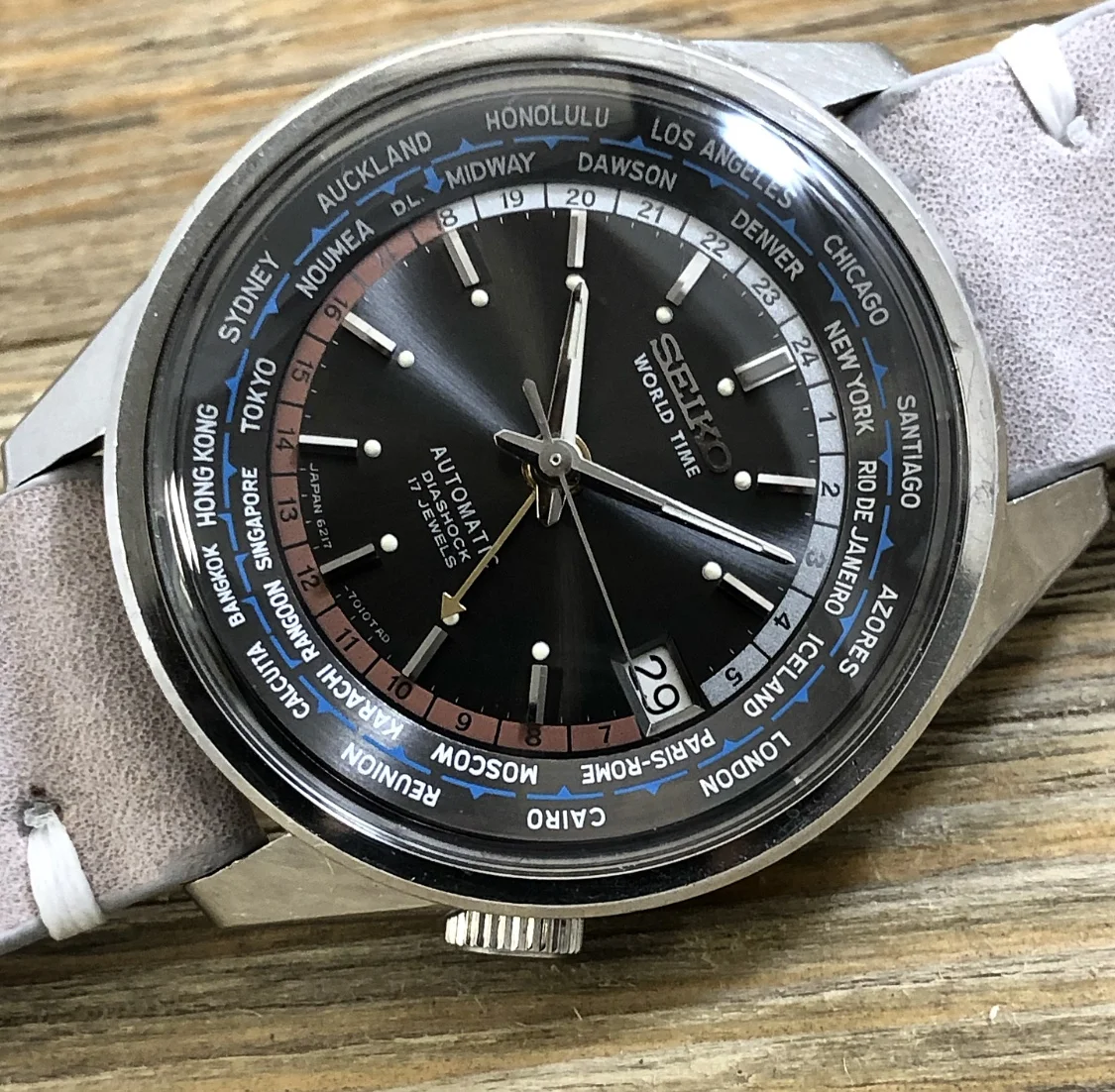 1967 Seiko 6217-7010 Automatic World Time “Horseshoe”