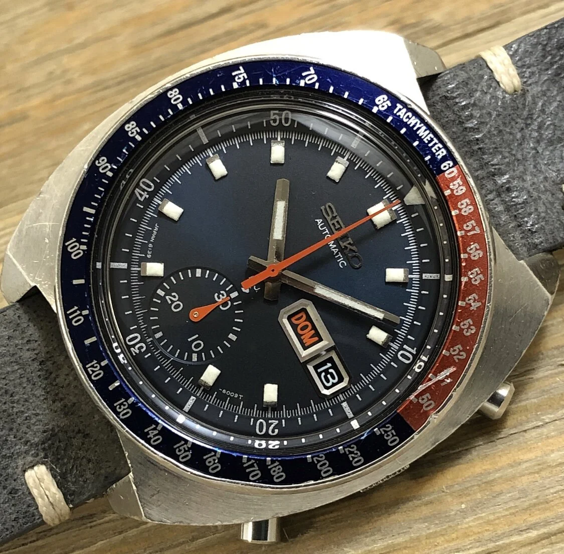 1973 Seiko 6139-6005 Automatic Chronograph “Blue Pogue”