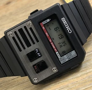 1983 NOS Seiko M516-4009 “Voice Note” Quartz Digital (Ghost Busters)