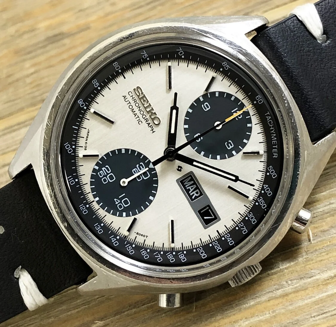 1973 Seiko 6138-8020 Automatic Chronograph "Panda"