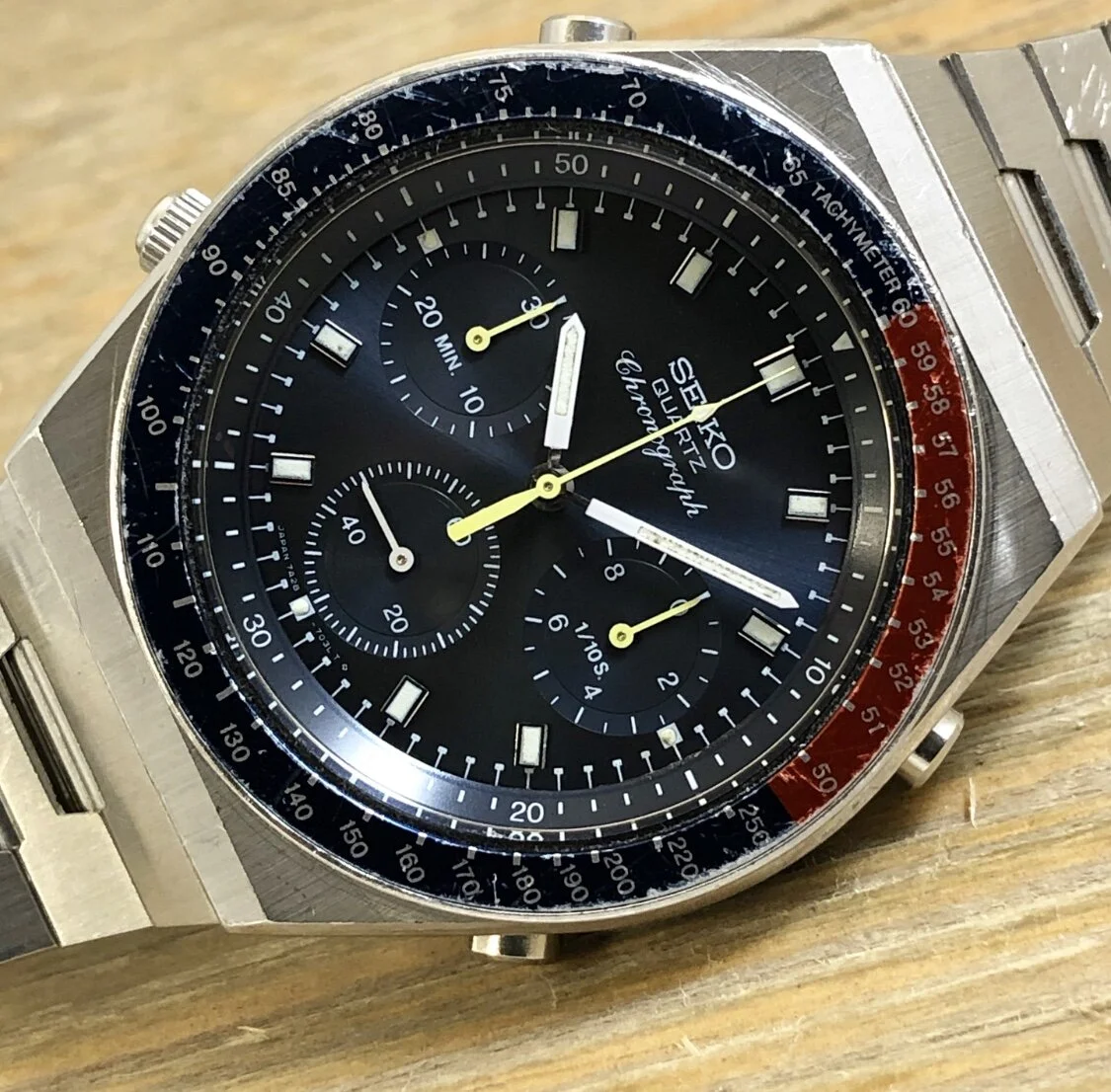 1983 Seiko 7A28-703A Quartz Chronograph “Quartz Blue Pogue”