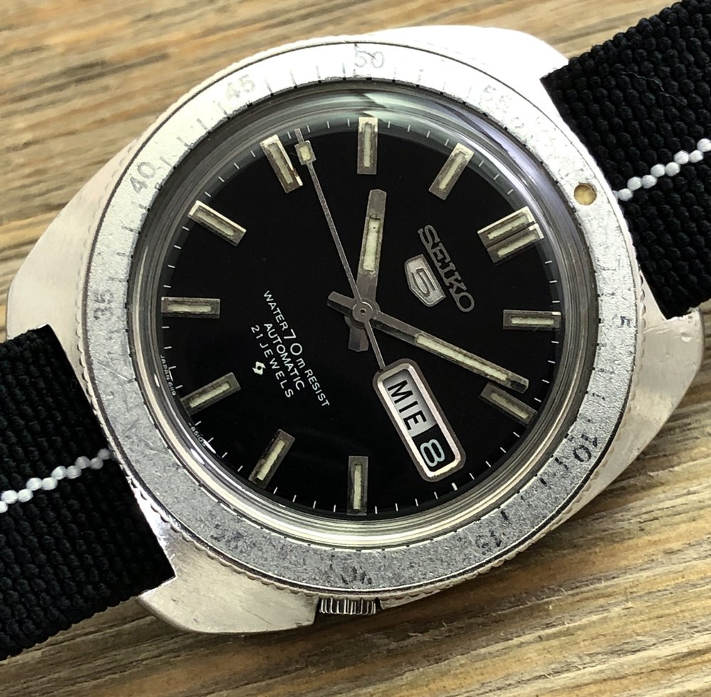 1971 Seiko 6119-8460 Automatic Sport Diver “Gene Kranz” (Resist)