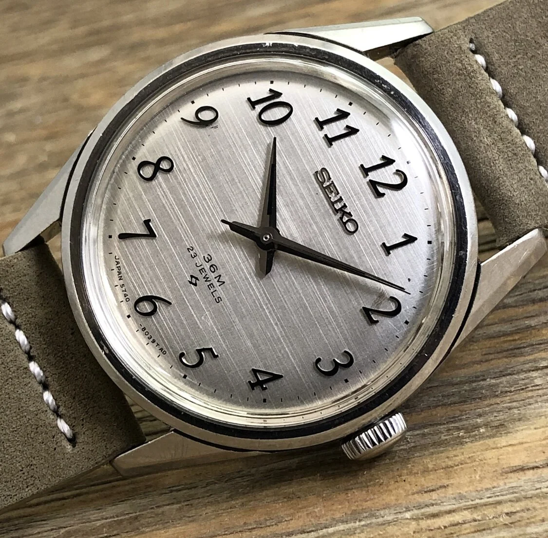 1967 Seiko 5740-8009 “36M” 36,000 Hi-Beat (Arabic/Handwind)