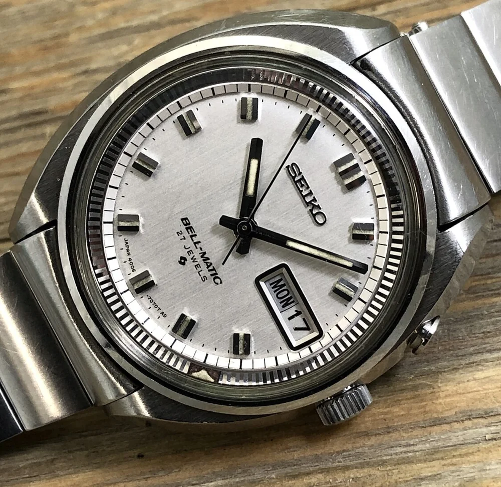 セイコー アナログ時計 シルバー メッシュバンド SEIKO 4006-7000 セイコー アナログ時計 シルバー メッシュバンド SEIKO 4006-7000