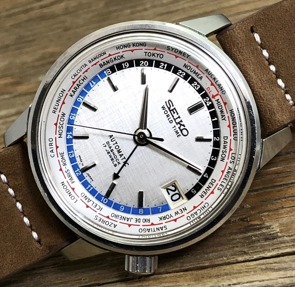 1964 Seiko 6217-7000 “Tokyo Olympic Games” World Time Automatic