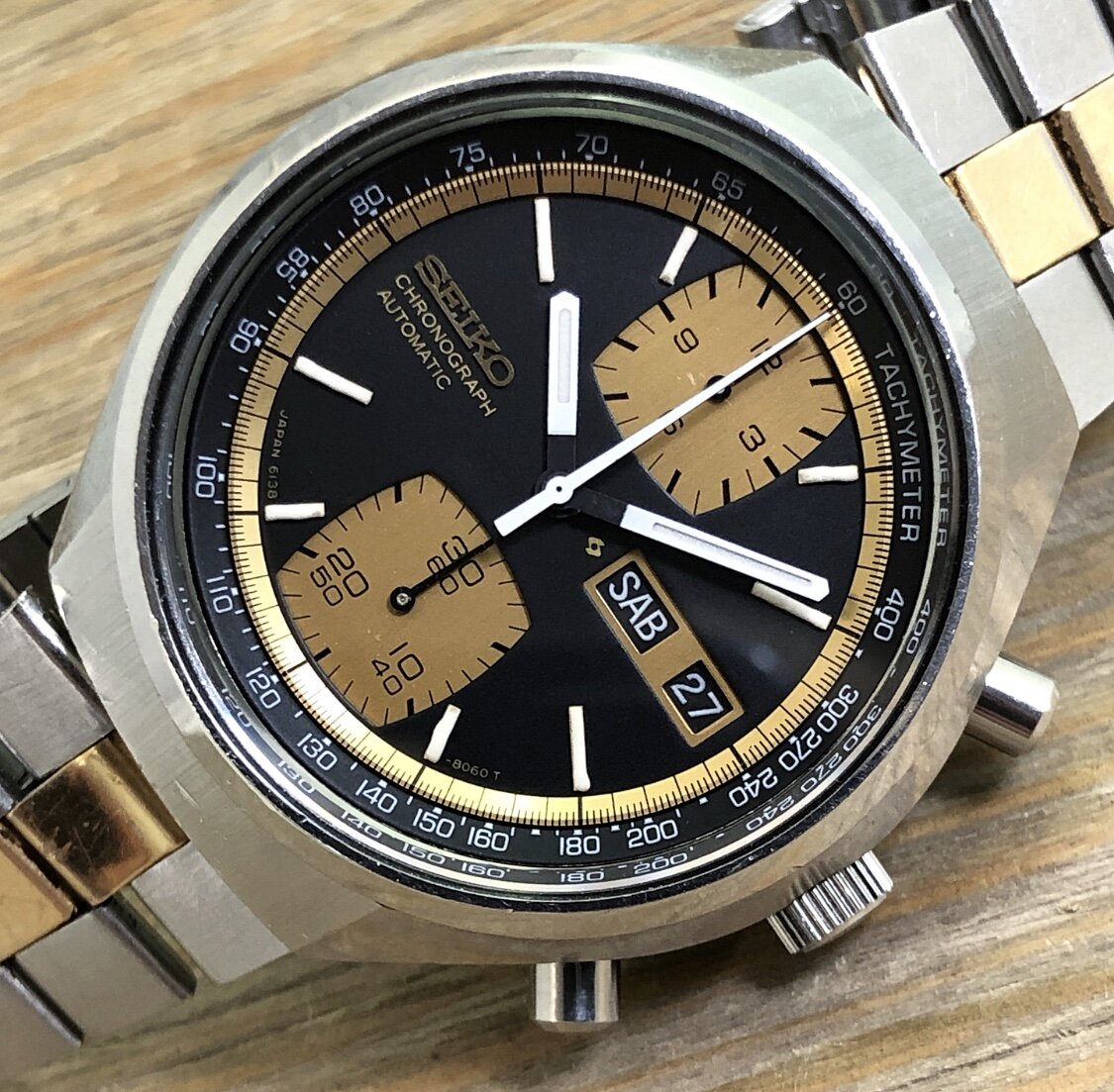 1976 Seiko 6138-8039 Automatic Chronograph “John Player Special”
