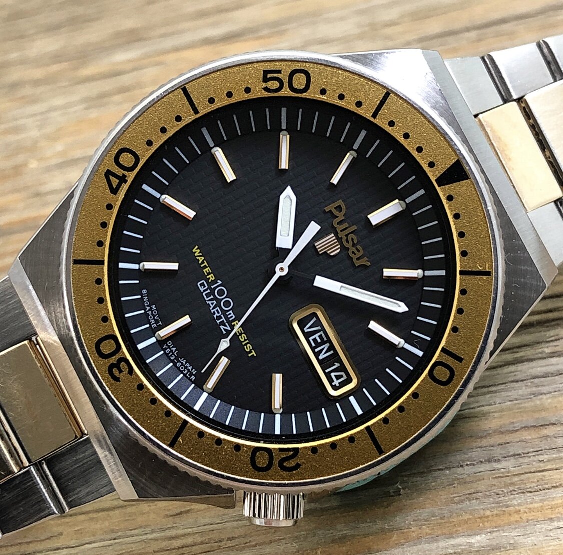 1980 Pulsar (Seiko) Y513-6039 Quartz 100m Sport Diver